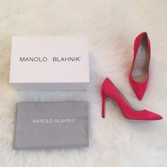 Manolo Blahnik Shoes - NEW Manolo Blahnik Suede Heels Classy & Sexy Pumps